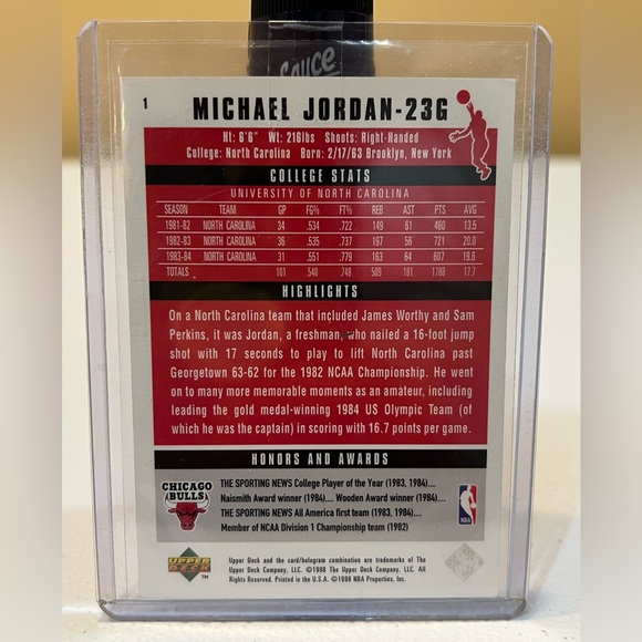 Upper Deck | Other | Michael Jordan Rookie Card Upper Deck | Poshmark